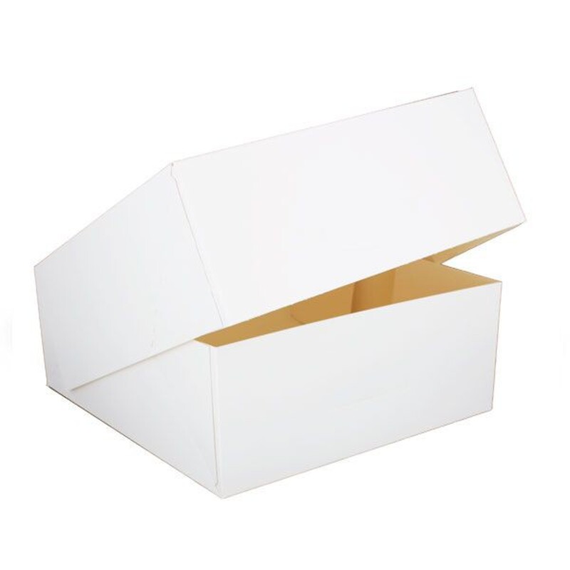 BOITES GATEAUX NEUTRE Blanc 25
