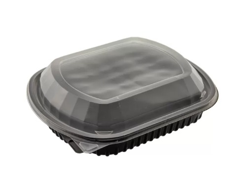 BARQUETTE MICRO-ONDABLE 1C AVEC COUVERCLE (CARTON DE 200PCS)